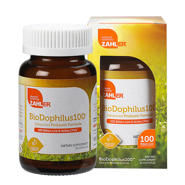 Advanced Nutrition by Zahler BioDophilus 100B 60 caps