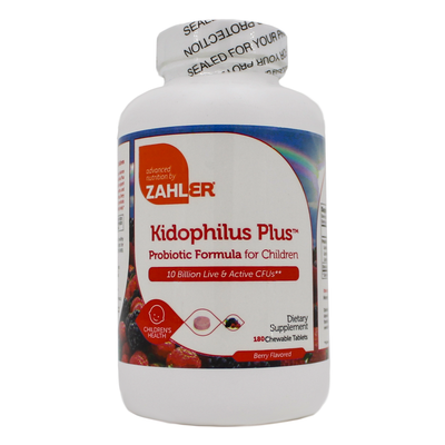 Advanced Nutrition by Zahler	Kidophilus Plus 180 chewtabs