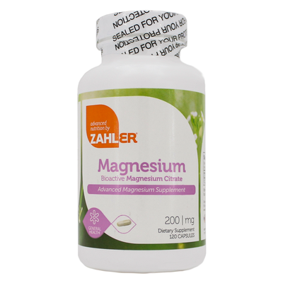 Advanced Nutrition by Zahler	Magnesium Citrate 200mg 120 caps