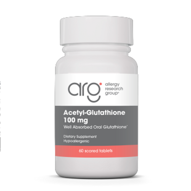 Allergy Research Group Acetyl-Glutathione 100 mg 60 tabs