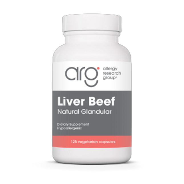 Allergy Research Group Liver Beef 1000 mg 125 vcaps