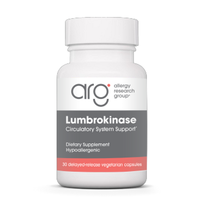 Allergy Research Group Lumbrokinase 30 caps