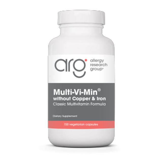 Allergy Research Group Multi-Vi-Min No Cu/No Fe 150 caps