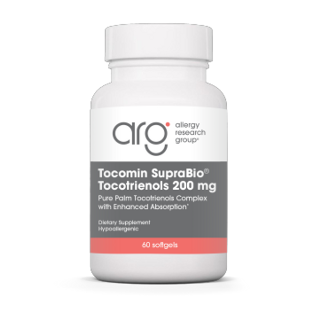Allergy Research Group Tocomin SupraBio Tocot 200mg 60 gels