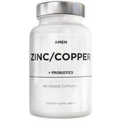 Amen Zinc/ Copper + Probiotics 90 vegcaps