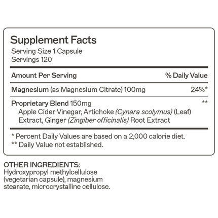 Amy Myers MD	Colon Comfort 120 caps Supplement Facts