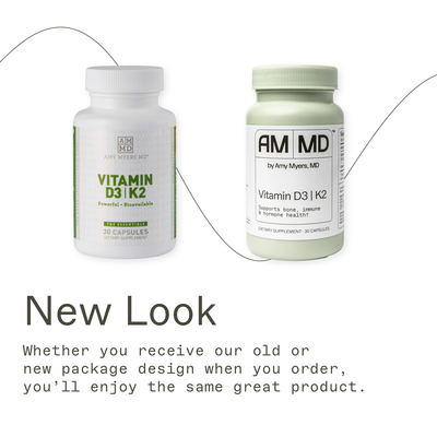 Amy Myers MD Vitamin D3/K2 10,000 IU 30 caps