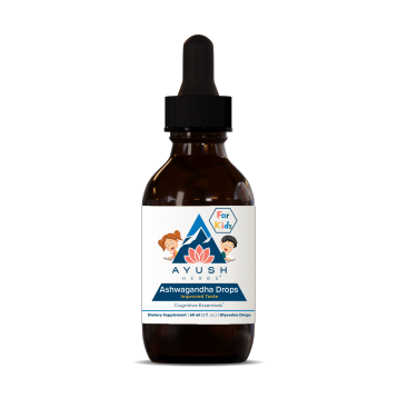 Ayush Herbs Ashwagandha for Kids 2 fl oz