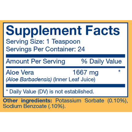 Bio-Nutritional Formulas Aloe-Ace 40:1 Concentrate 4 oz Supplement-Facts