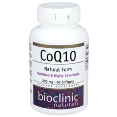 Bioclinic Naturals CoQ10 200 mg 60 gels