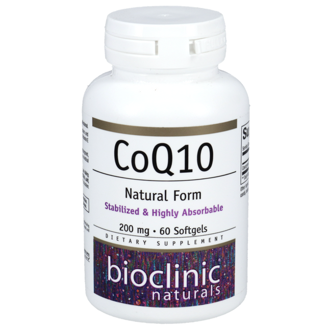 Bioclinic Naturals CoQ10 200 mg 60 gels