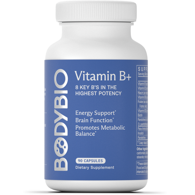 BodyBio B Vitamins High Dose 90 caps