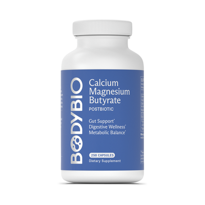 BodyBio Cal-Mag Butyrate 600 mg 250 caps