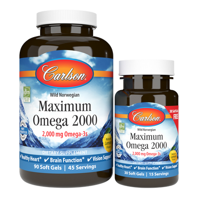Carlson Labs Maximum Omega 2000 120 softgels