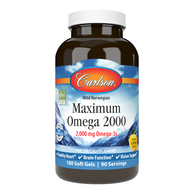 Carlson Labs Maximum Omega 2000 180 softgels