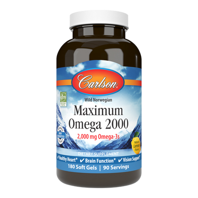 Carlson Labs Maximum Omega 2000 180 softgels