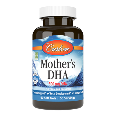 Carlson Labs Mothers DHA 60 softgels