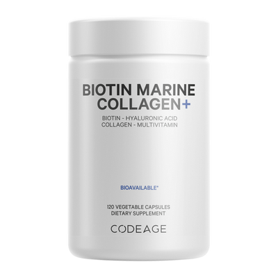 CodeAge Biotin Marine Collagen+HA+Vit C 120 caps