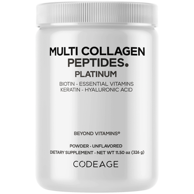 CodeAge Multi Collagen Powder Platinum 11.5 oz