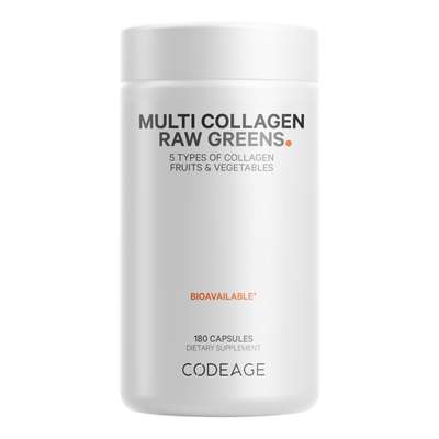 CodeAge Multi Collagen + Raw Greens 180 caps
