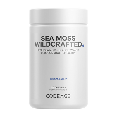 CodeAge Sea Moss+ 120 vegcaps