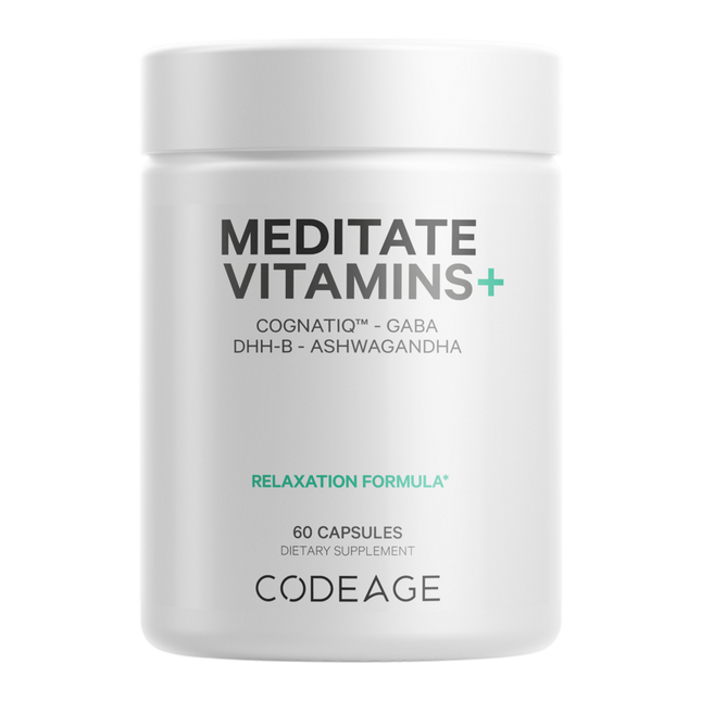 CodeAge Stress Anxiety & Cortisol Supp 60 caps