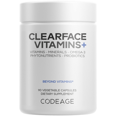 Codeage Clearface Acne Skin Vitamins 90 caps