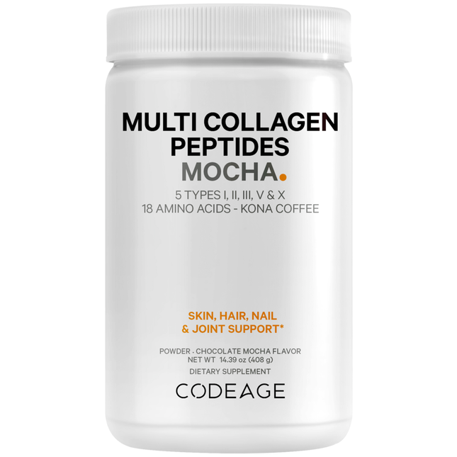 Codeage Multi Collagen Peptide Powder Chocolate Mocha 408 grams
