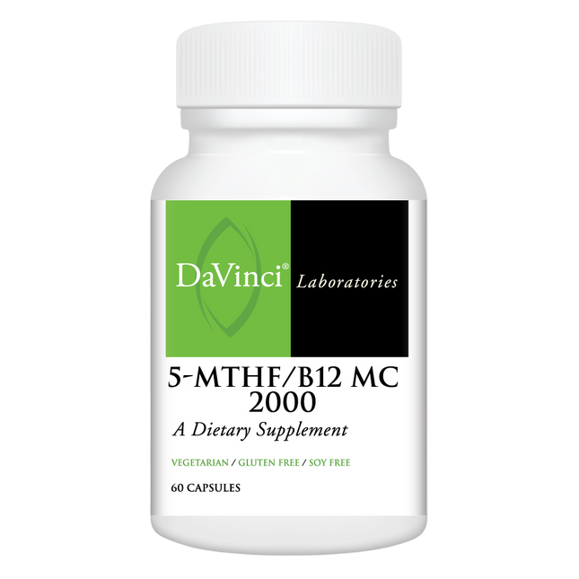 Davinci Labs 5-MTHF/ B12 MC 60 caps 