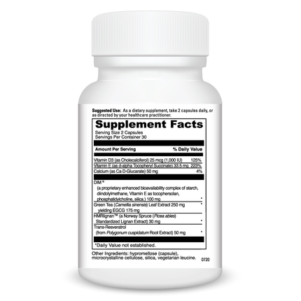 Davinci Labs BioDIM Complex 60 caps Supplement Facts