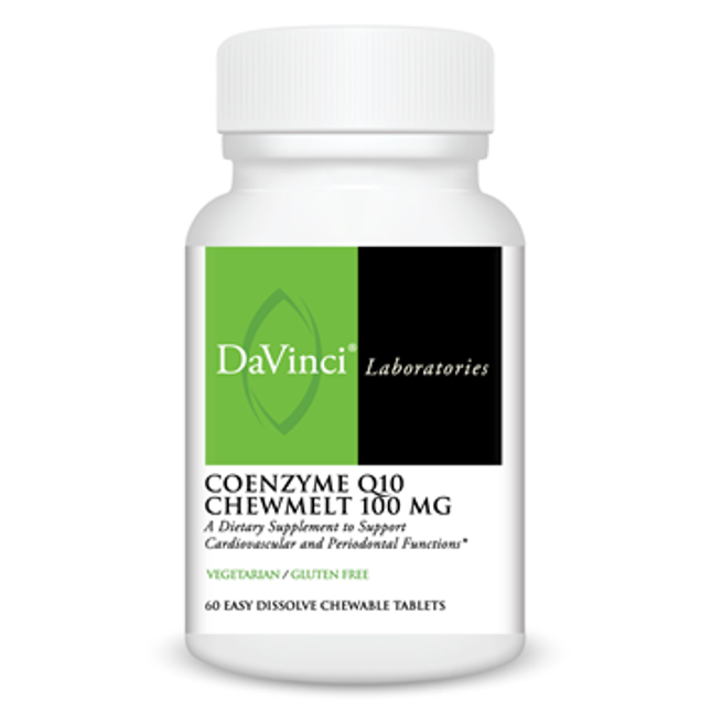 Davinci Labs CoEnzyme Q10 Chewmelt 100 mg 60 chew