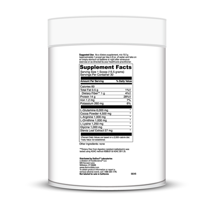 Davinci Labs Cocoa HGH 465.2 grams Supplement Facts