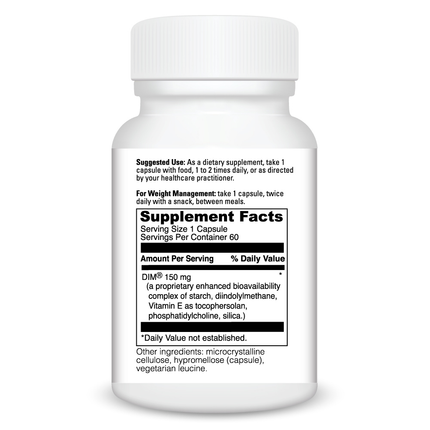 Davinci Labs DIMPRO 150mg 60 caps Supplement Facts