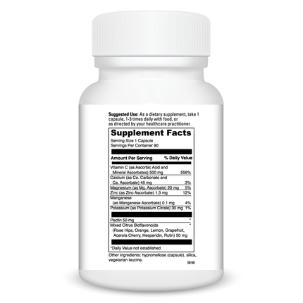 Davinci Labs DaVinci Poten C 500mg 90 caps Supplement Facts