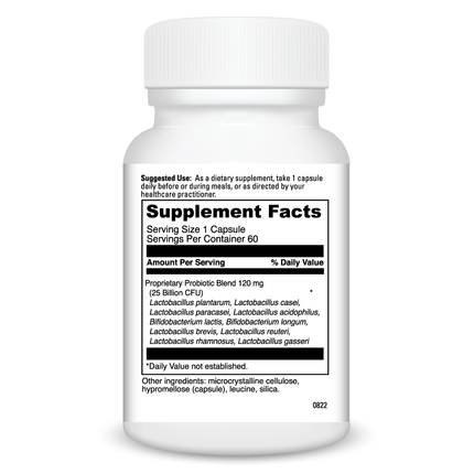 Davinci Labs Daily Best Probiotic 60 caps Supplement Facts