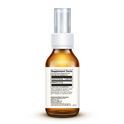 Davinci Labs Melatonin Liposomal Spray 30 ml Supplement Facts