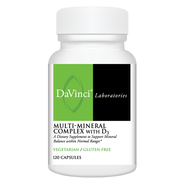 Davinci Labs Multi-Mineral Complex With D3 120 caps
