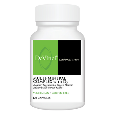 Davinci Labs Multi-Mineral Complex With D3 120 caps