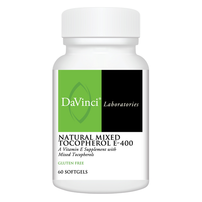 Davinci Labs Natural Mixed Tocopherol E-400 60 softgels