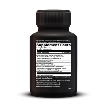 Davinci Labs Neuro Benefits 90 caps Supplement Facts
