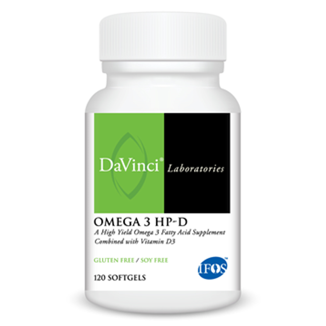 Davinci Labs Omega 3 HP-D 120 gels