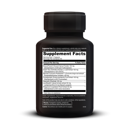 Davinci Labs Phyto Benefits 60 caps Supplement Facts