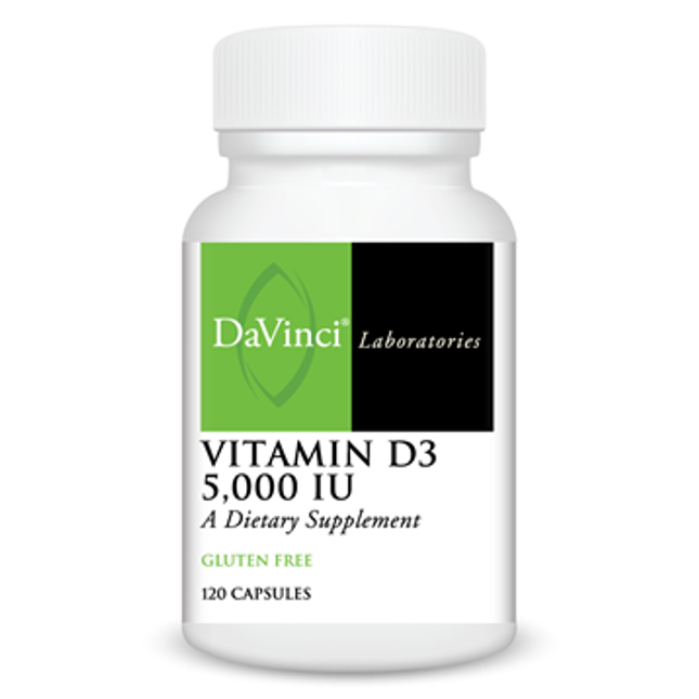 Davinci Labs Vitamin D3 5000 IU 120 caps