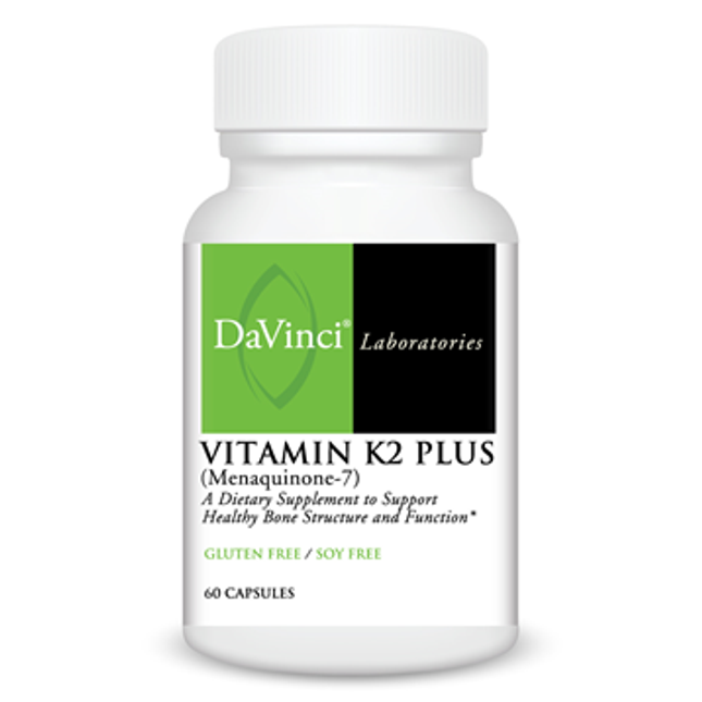 Davinci Labs Vitamin K2 Plus (Menaquinone-7) 60 caps