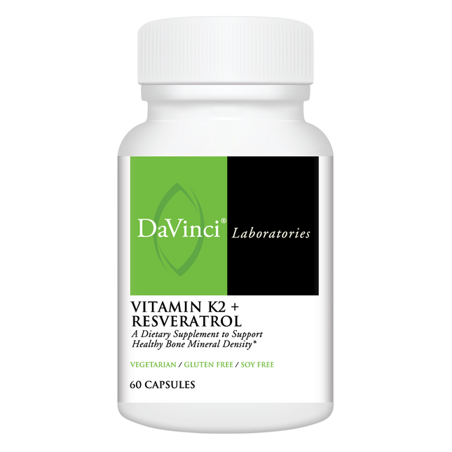 Davinci Labs Vitamin K2+ Resveratrol 60 caps