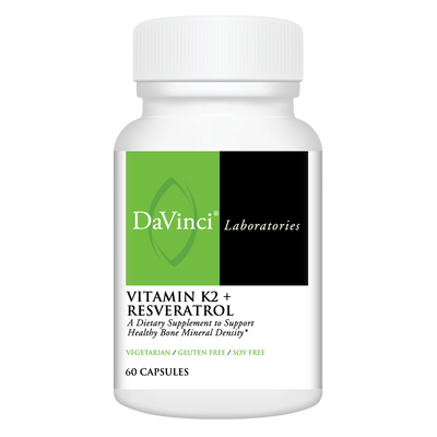 Davinci Labs Vitamin K2+ Resveratrol 60 caps