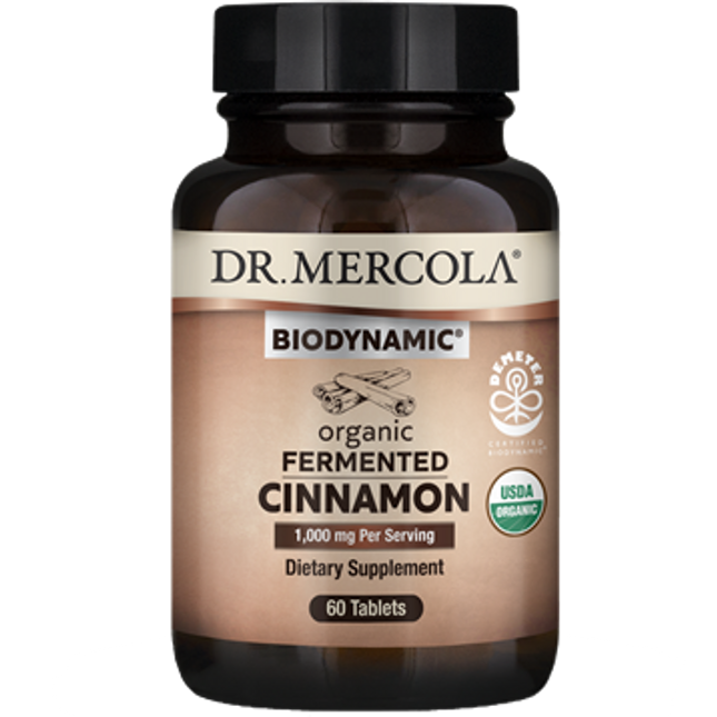 Dr Mercola Biodynamic Fermented Cinnamon 60 tabs