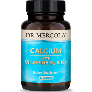 Dr Mercola Calcium with Vitamins D3 and K2 30 caps