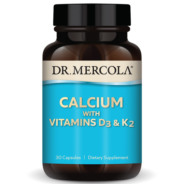 Dr Mercola Calcium with Vitamins D3 and K2 30 caps