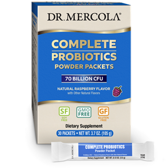 Dr Mercola Comp Probiotics Powder Packets 30 pkts